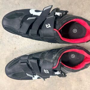 Kids Black Cycling Shoes